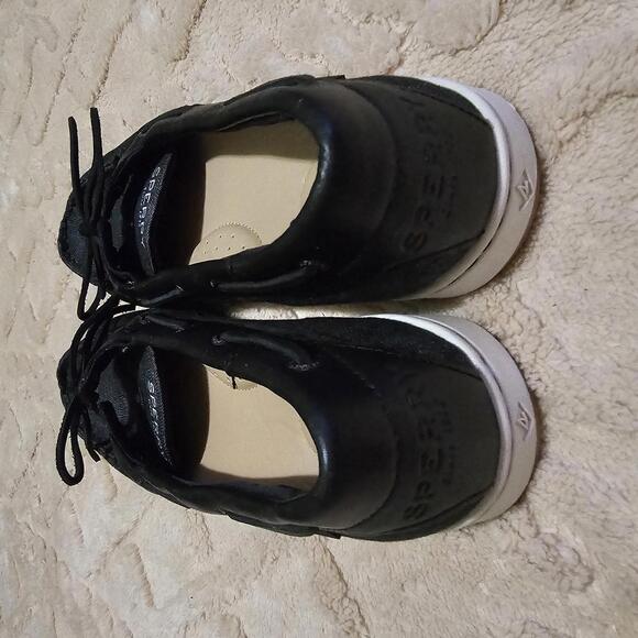 Sperry Women's Starfish Black Boat Shoes 9.5 NWOT - Picture 5 of 9